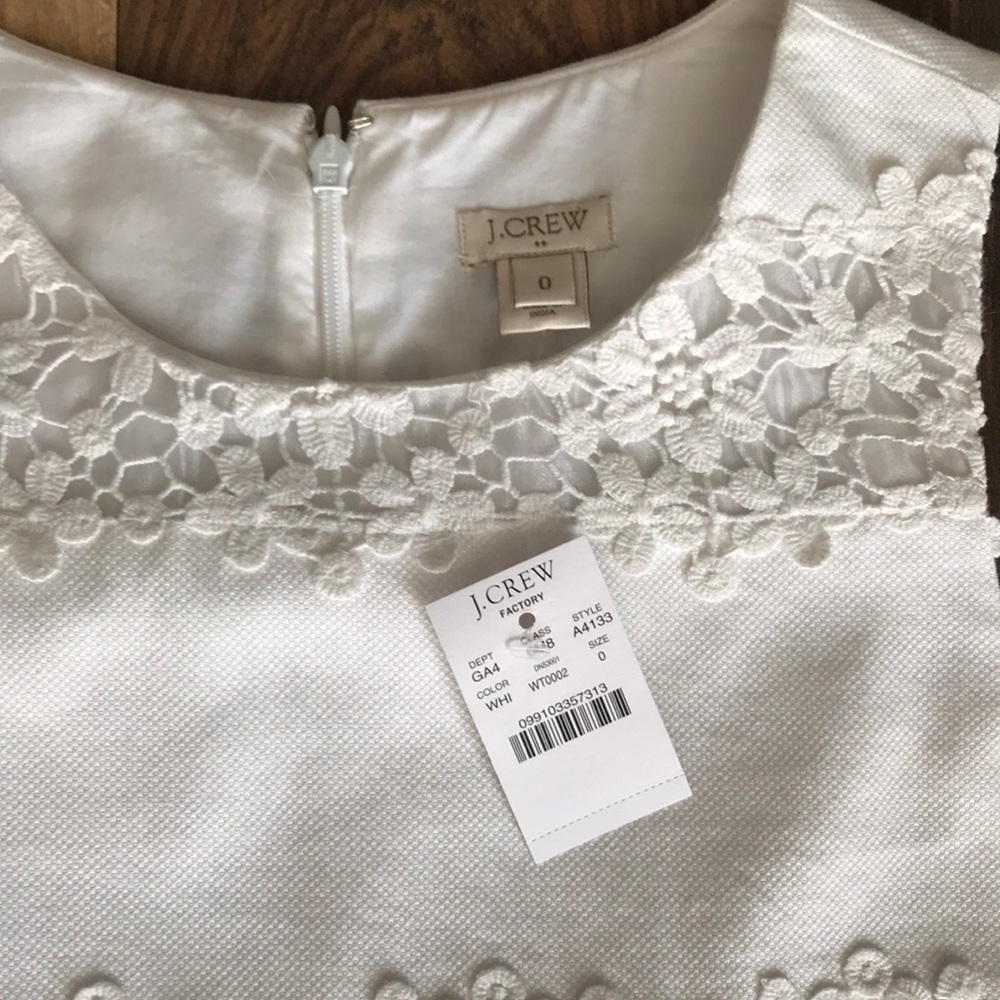 J. Crew Factory White mini dress - Picture 3 of 5